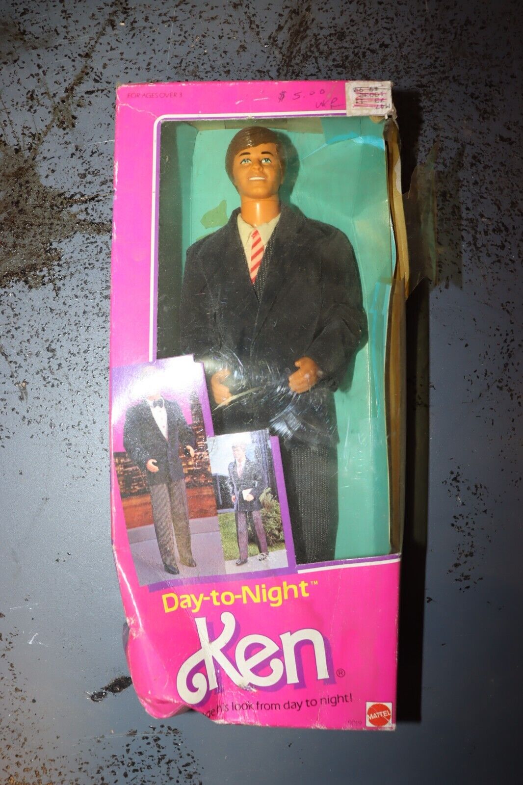 Ken Barbie 9019 Vintage Mattel 1984 Day-To-Night