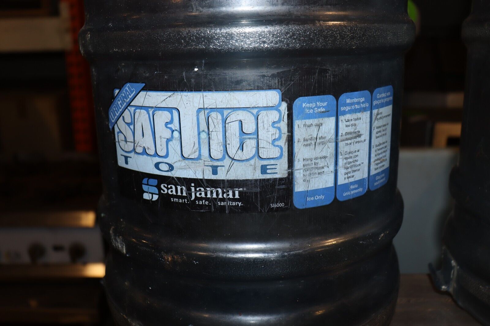Ice Tote 5 Gallon San Jamar Saf-T-Ice