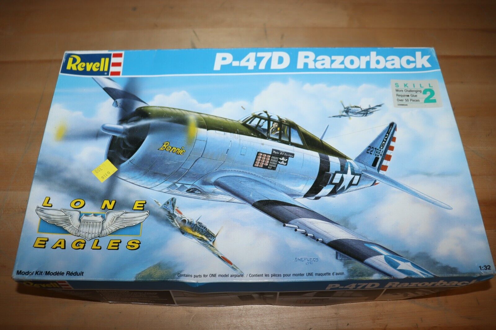 Airplane Model Revell P-47D Razorback 1:32 Scale 4554