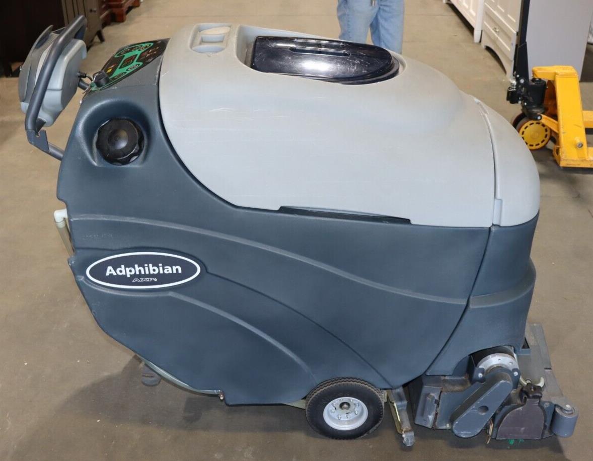 Used Nilfisk Advance Adphibian Floor Scrubber 56317000 ULTRA LOW HOURS NEW BATTERIES