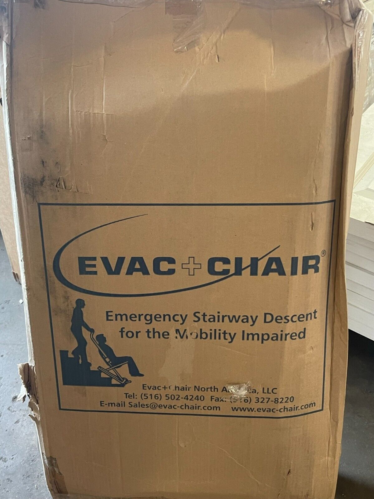 Evacuation Stair Chair 400 lbs Capacity EVAC-CHAIR MK4-300H 41x21x8
