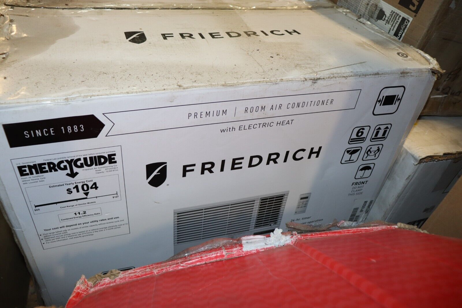 Window Air Conditioner with Heat Friedrich 12000 BTU 208/230V EP12G33B