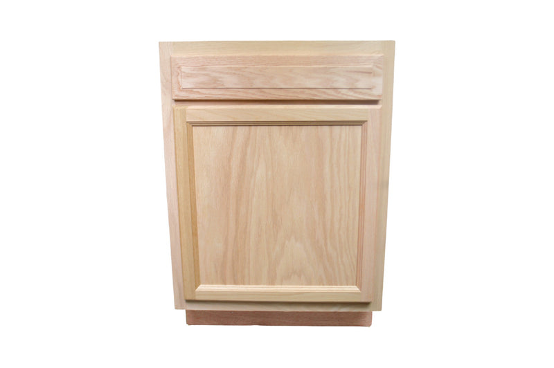 Base Cabinet in Unfinished Oak