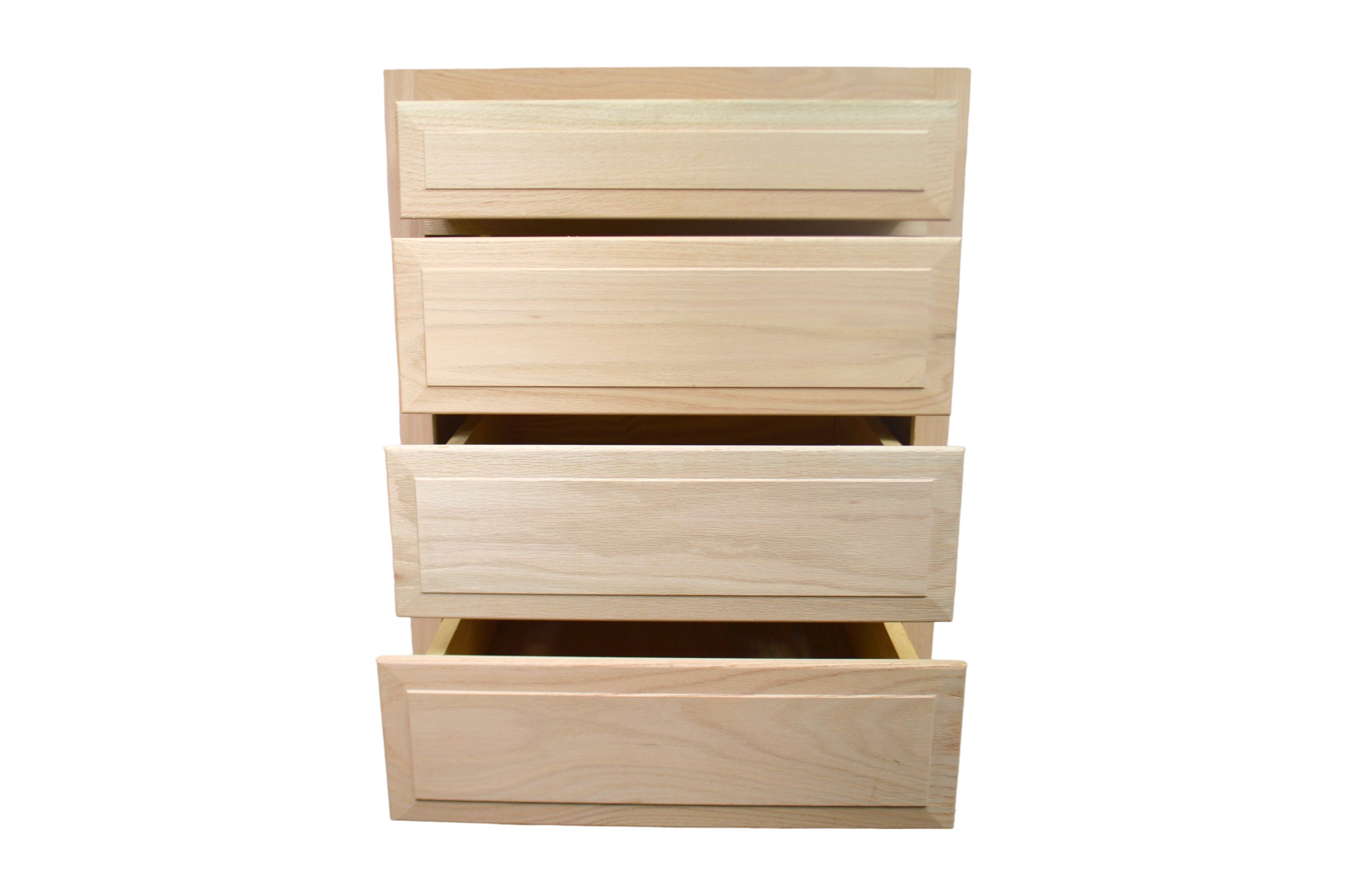 Drawer Base Cabinet in Unfinished Oak