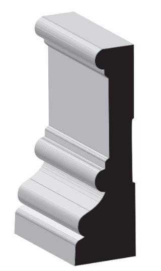 3 1/2" x 17' Primed Finger Jointed RB3 Door & Window Casing - Northside Material Brokers