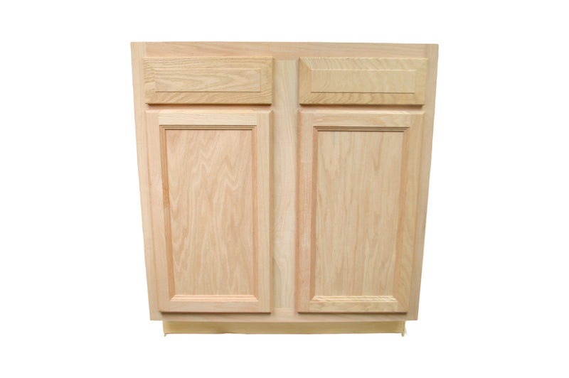 Base Cabinet in Unfinished Oak