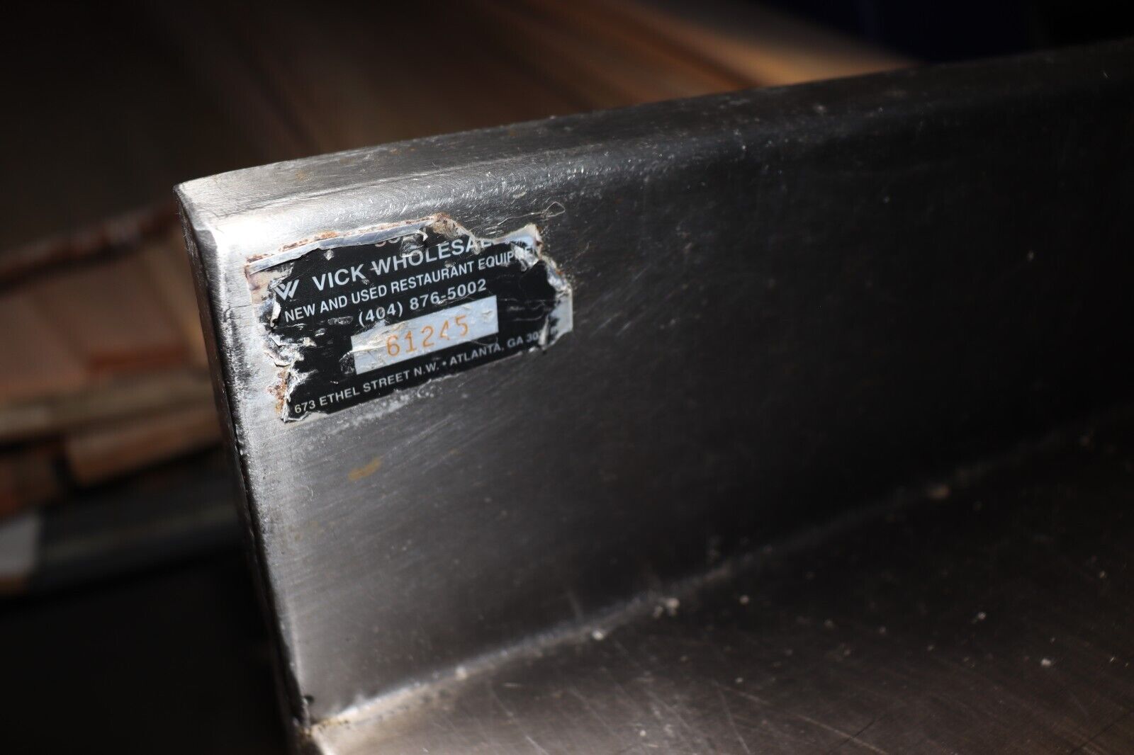 Stainless Steel Work Table, Stainless Welded Undershelf, HEAVY DUTY, 78"x30"