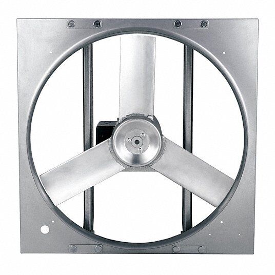 Exhaust Fan 24 in Blade 3/4 Horse Power 3 Phase Dayton 10D991