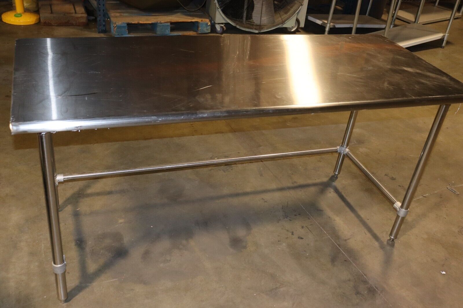 Uline stainless steel work table