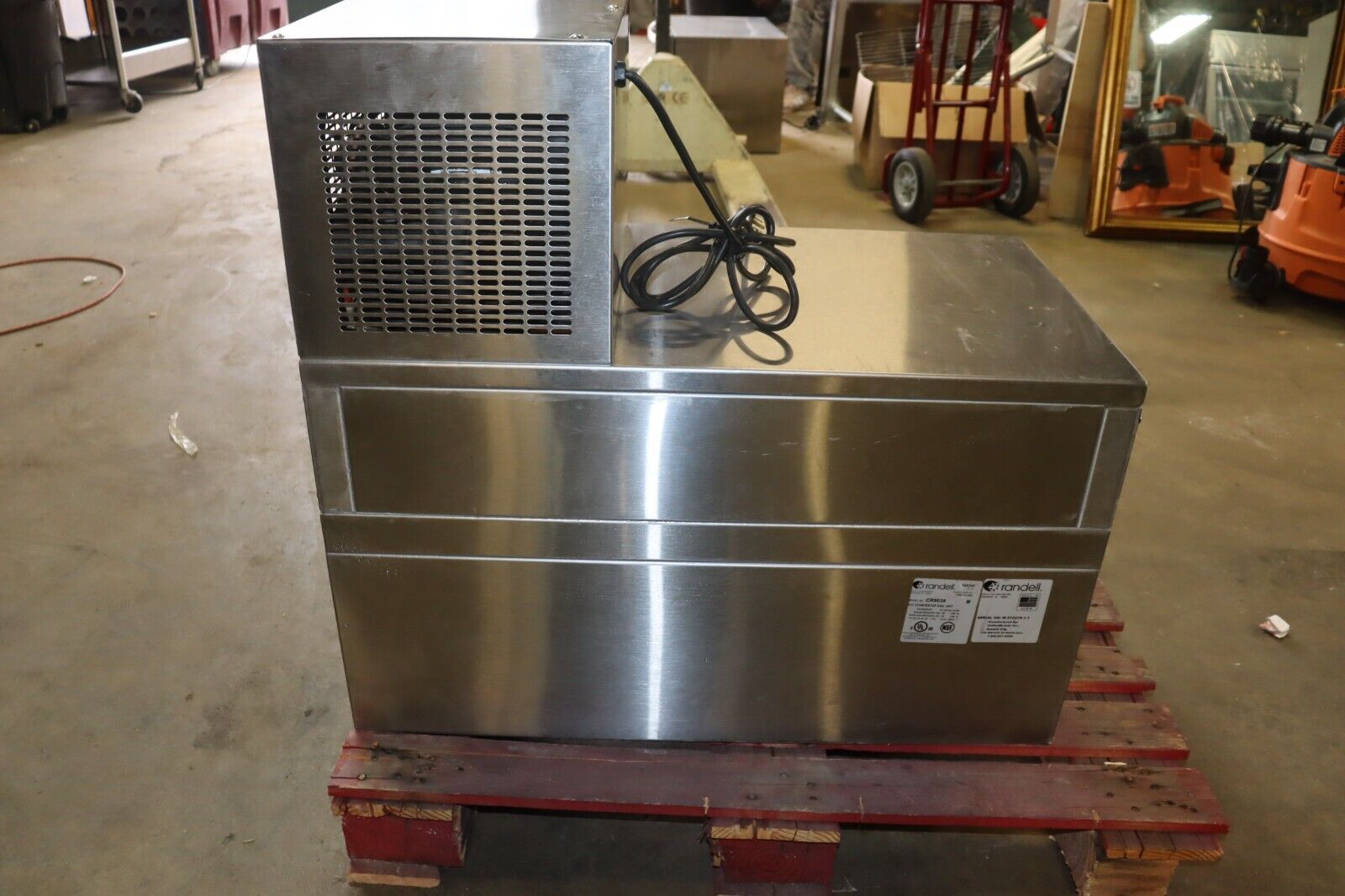 Condiment Topping Pan Rail Refridgerated Randell CR9039 Refrigerated Used