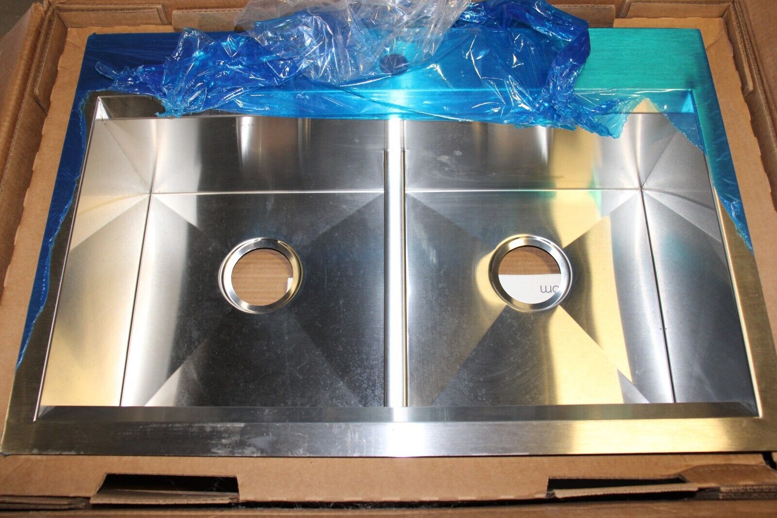 Kitchen Sink 33 in x 22 in Dual Mount Stainless Steel KOHLER K-80085-1PC-NA