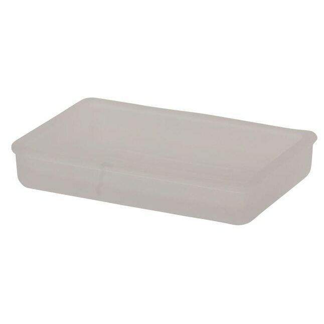 Pack of 4 Soap Dish Frosted Glass Giagni Perfect for Bath Kitchen or Home