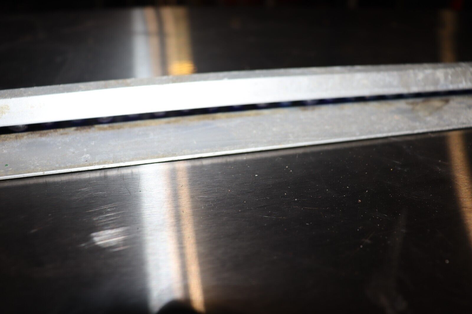 Restaurant Kitchen Ticket Check Order Holder Bar Slide Rail Stainless Steel 48 Inch