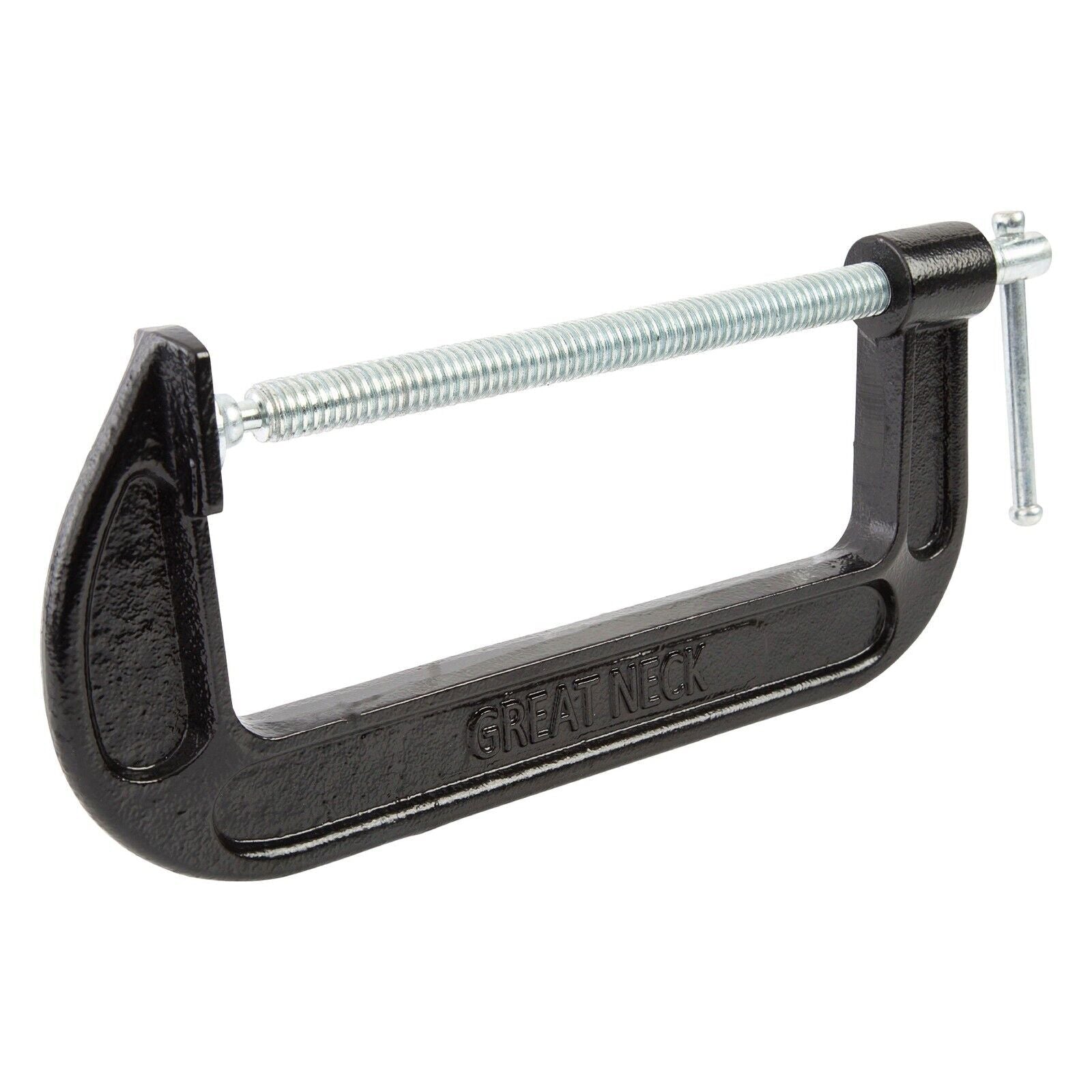 8 Inch C-Clamp GreatNeck Heavy Duty Cast Iron CCC8 Wood Working Carpentry - Northside Material Brokers