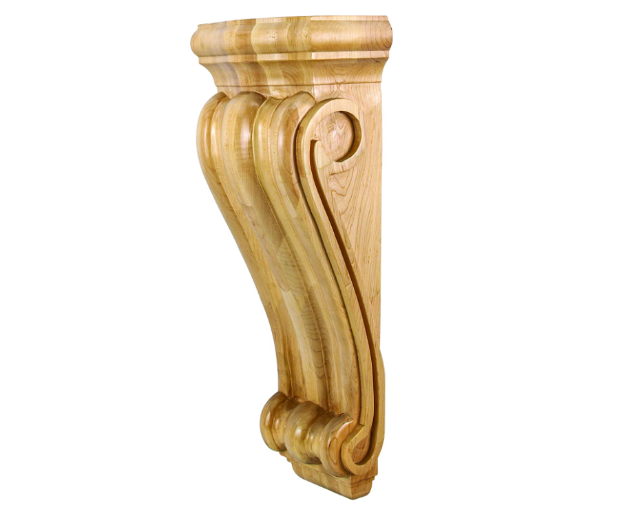 Hardware Resources CORN-5ALD Smooth Profile Traditional Corbel 5.5"D x 8.5"W x 22"H