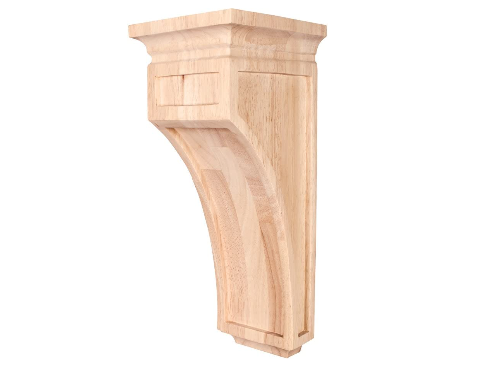 Home Decor CORO-2CH Mission Style Corbel - Cherry 5" Wx6"Dx14"H