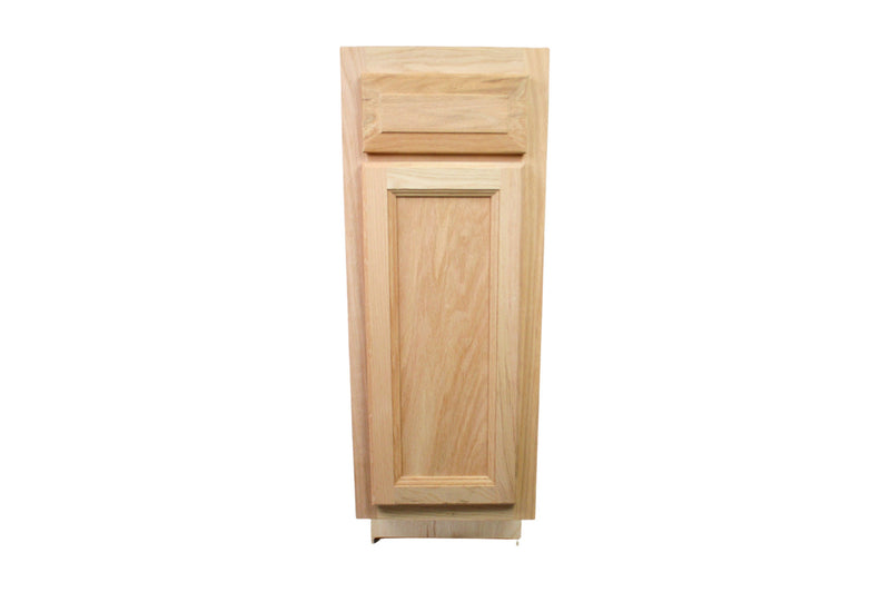 Base Cabinet in Unfinished Oak