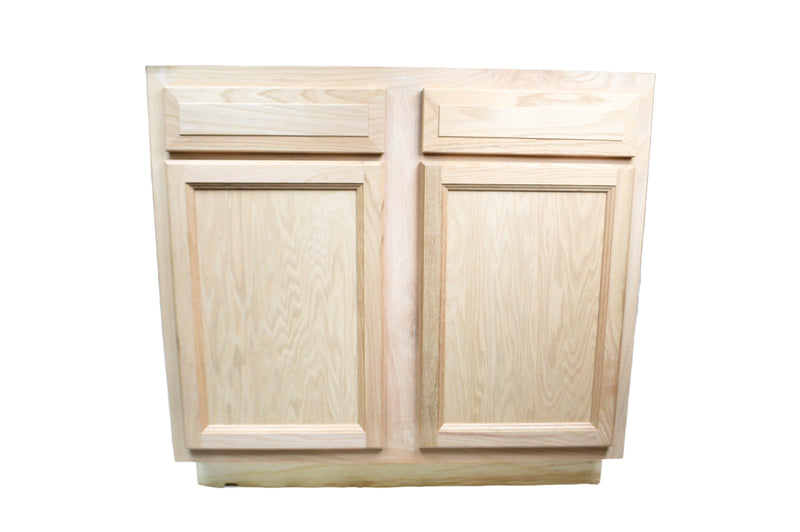 Base Cabinet in Unfinished Oak