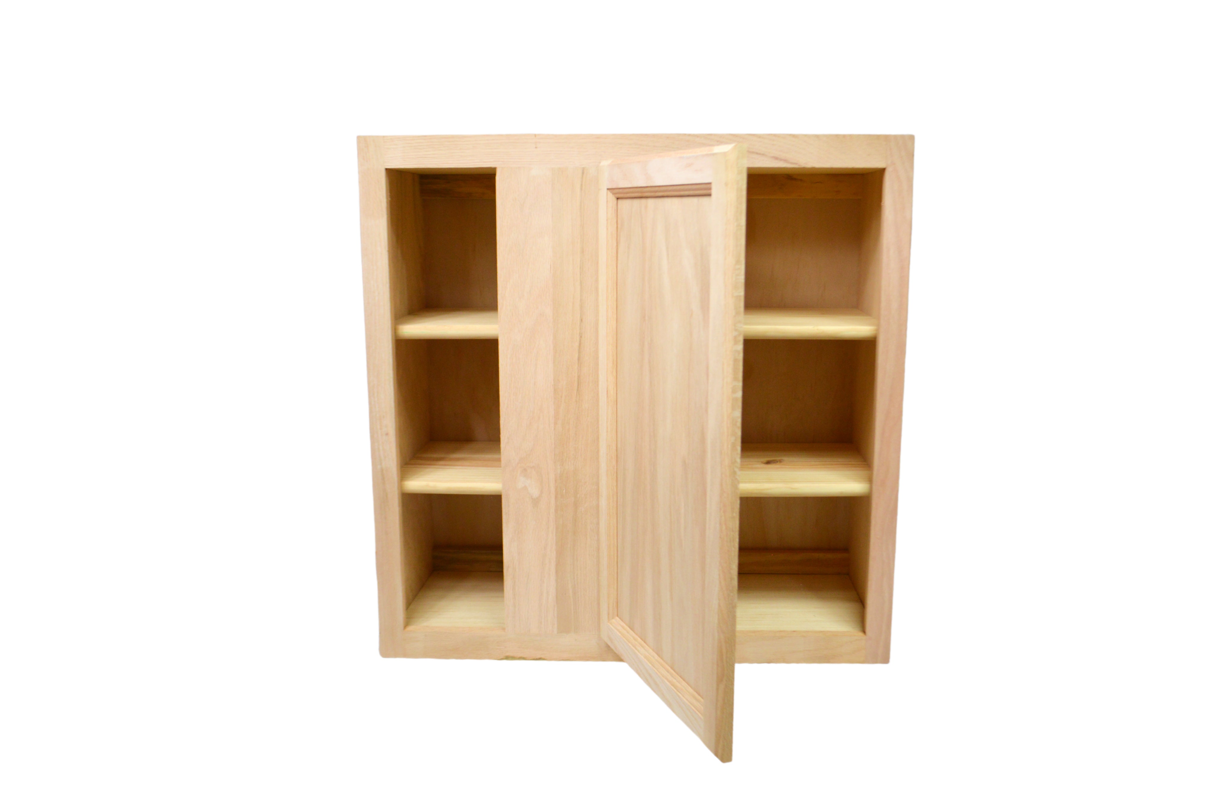 Wall Corner Blind Cabinet in Unfinished Oak