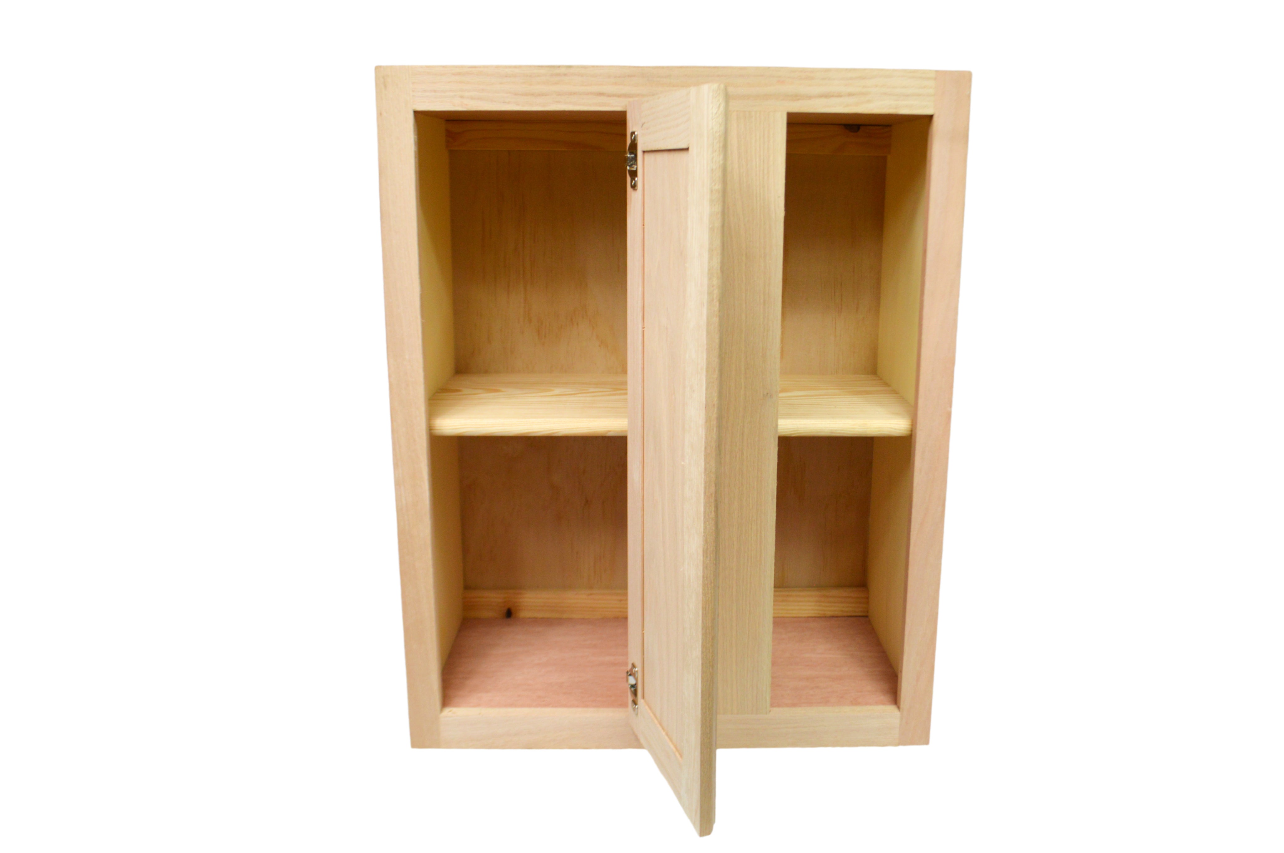Wall Corner Blind Cabinet in Unfinished Oak