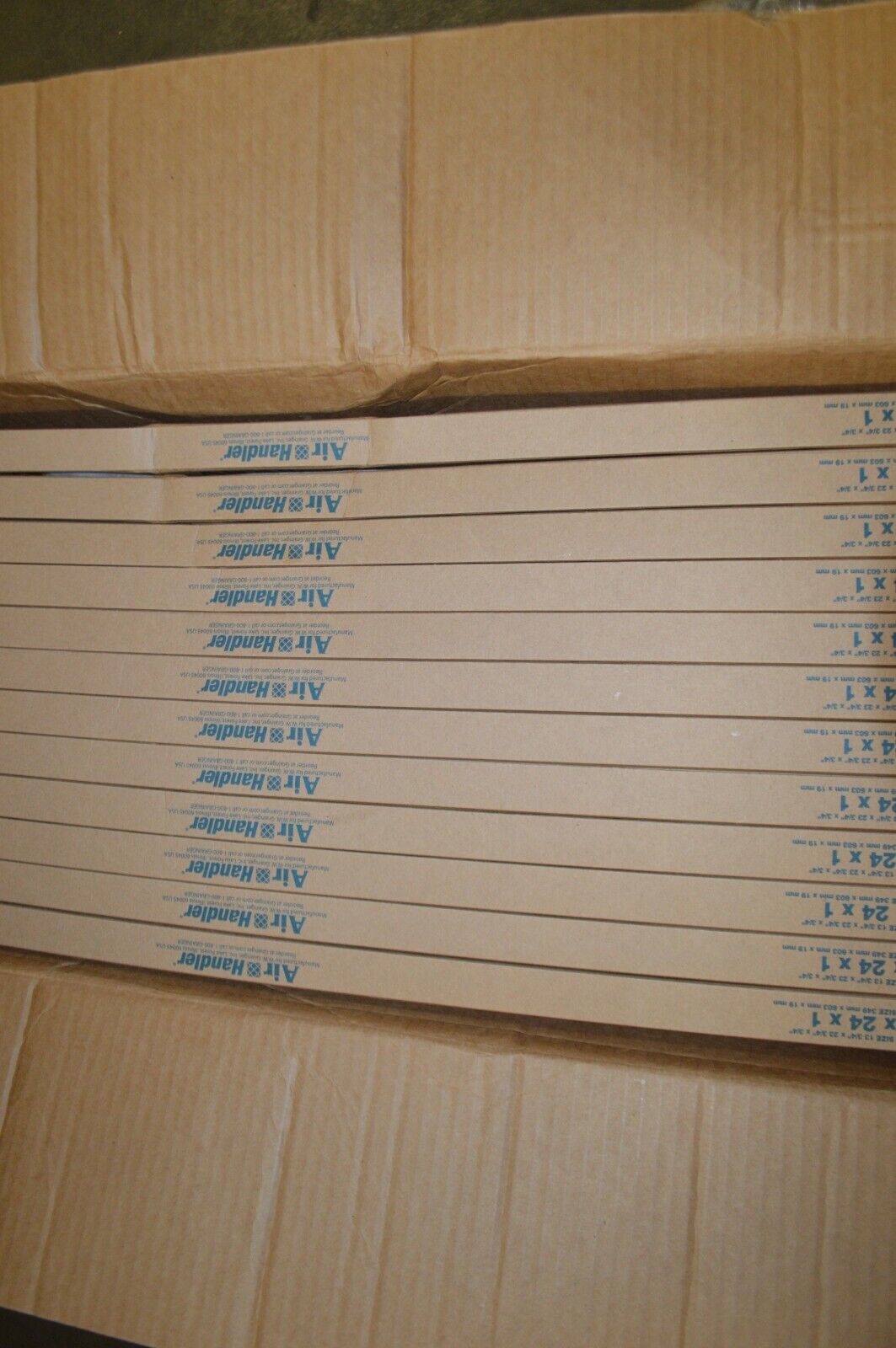 Air Filter Pleated 14 x 24 x 1 MERV 7 Air Handler 5w970 24 Pack - Northside Material Brokers