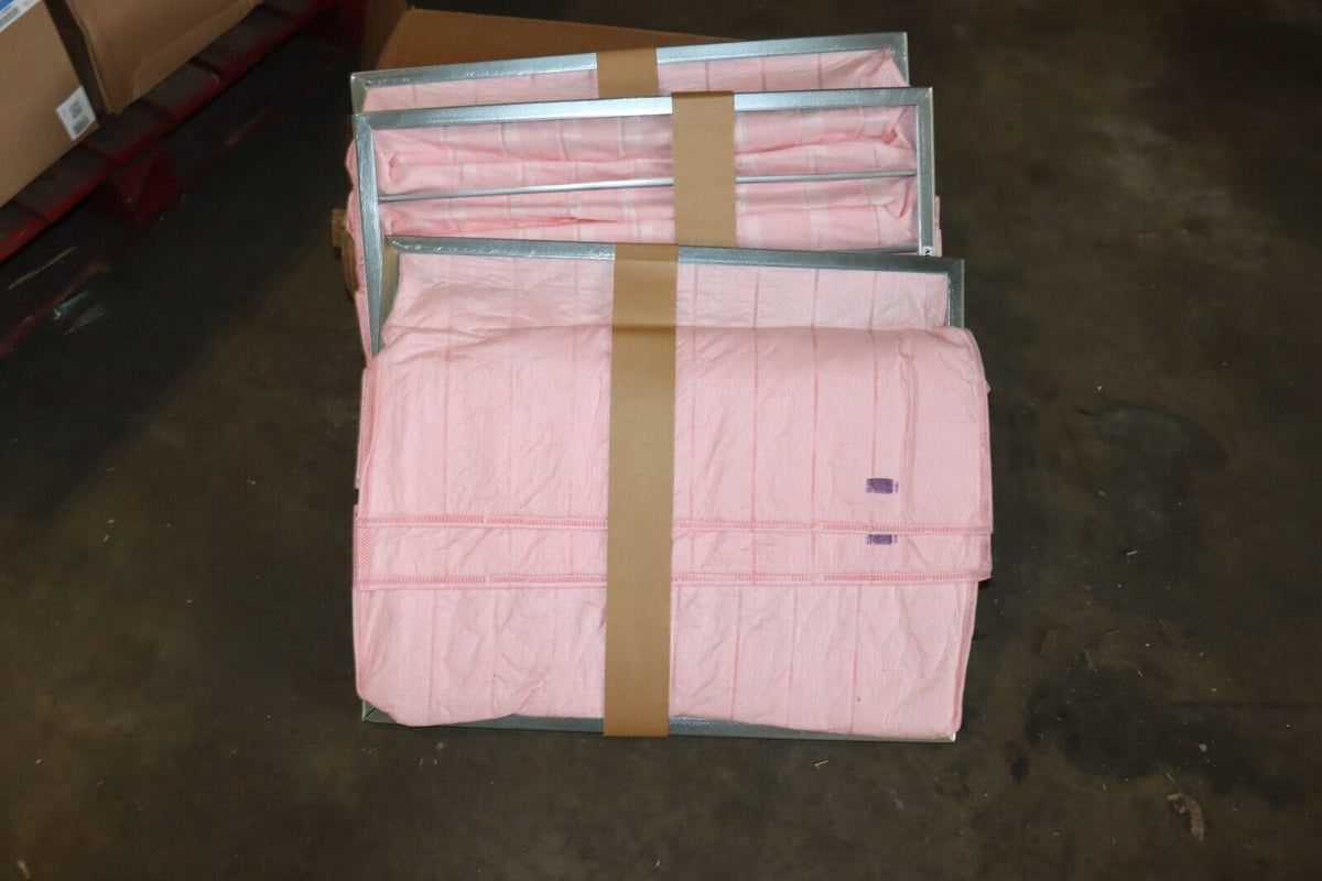 Air Filter with Pockets 24 x 20 x 12 Synthetic Air Handler 2JVC5 6 Pockets 3 Pac - Northside Material Brokers