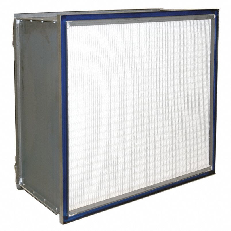 Air Handler 6B620 HEPA Air Filter: 24 in x 24 in x 12 in, Downstream Face - Northside Material Brokers