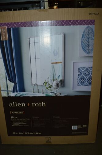 Allen + Roth Roveland 28 x 36 Rectangular Wall Mirror - Northside Material Brokers