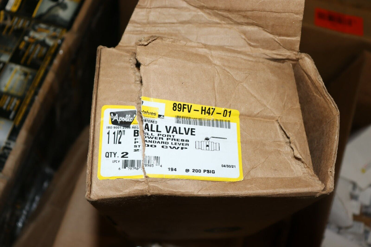 Ball Valve 1 1/2 Inch Carbon Steel Apollo 89FV-H47-01 - Northside Material Brokers