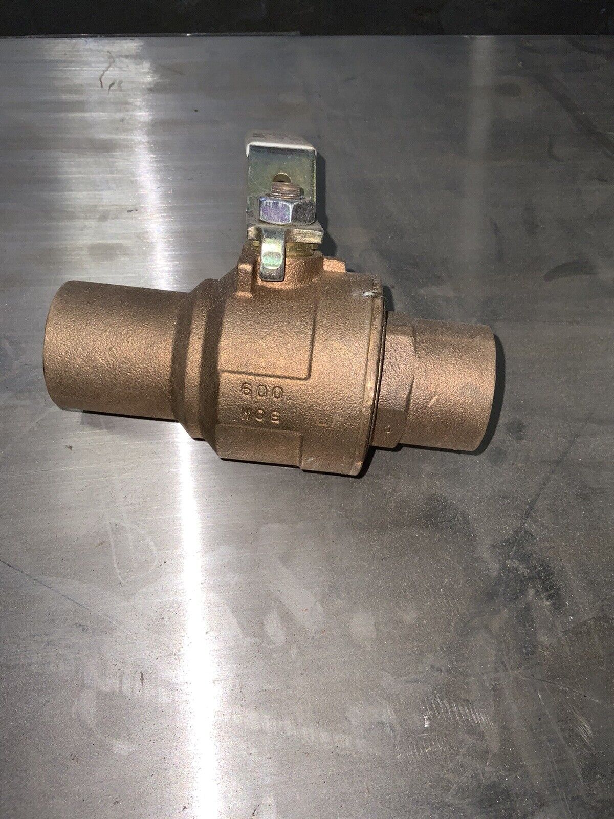 Ball Valve Solder-On Milwaukee UPBA450 1 1/2 inch Cast Bronze Full Port - Northside Material Brokers