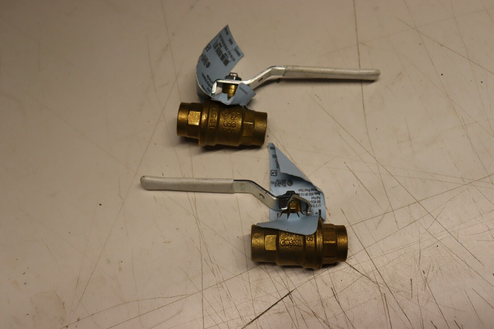 Brass Ball Valve Sweat On Full Port FNW 1/2 Inch x 1.22 Inch W x 2.4 Inchs H FNW - Northside Material Brokers