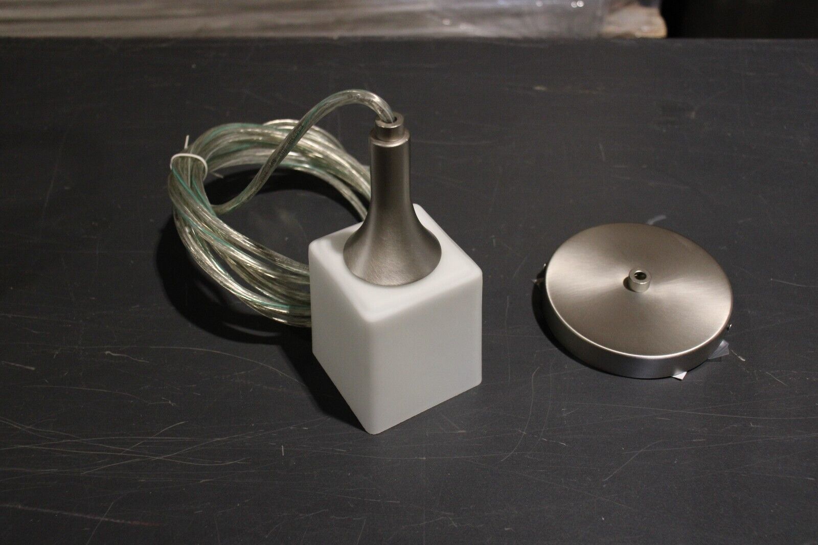 BRUSHED NICKEL PENDANT LIGHT - Northside Material Brokers