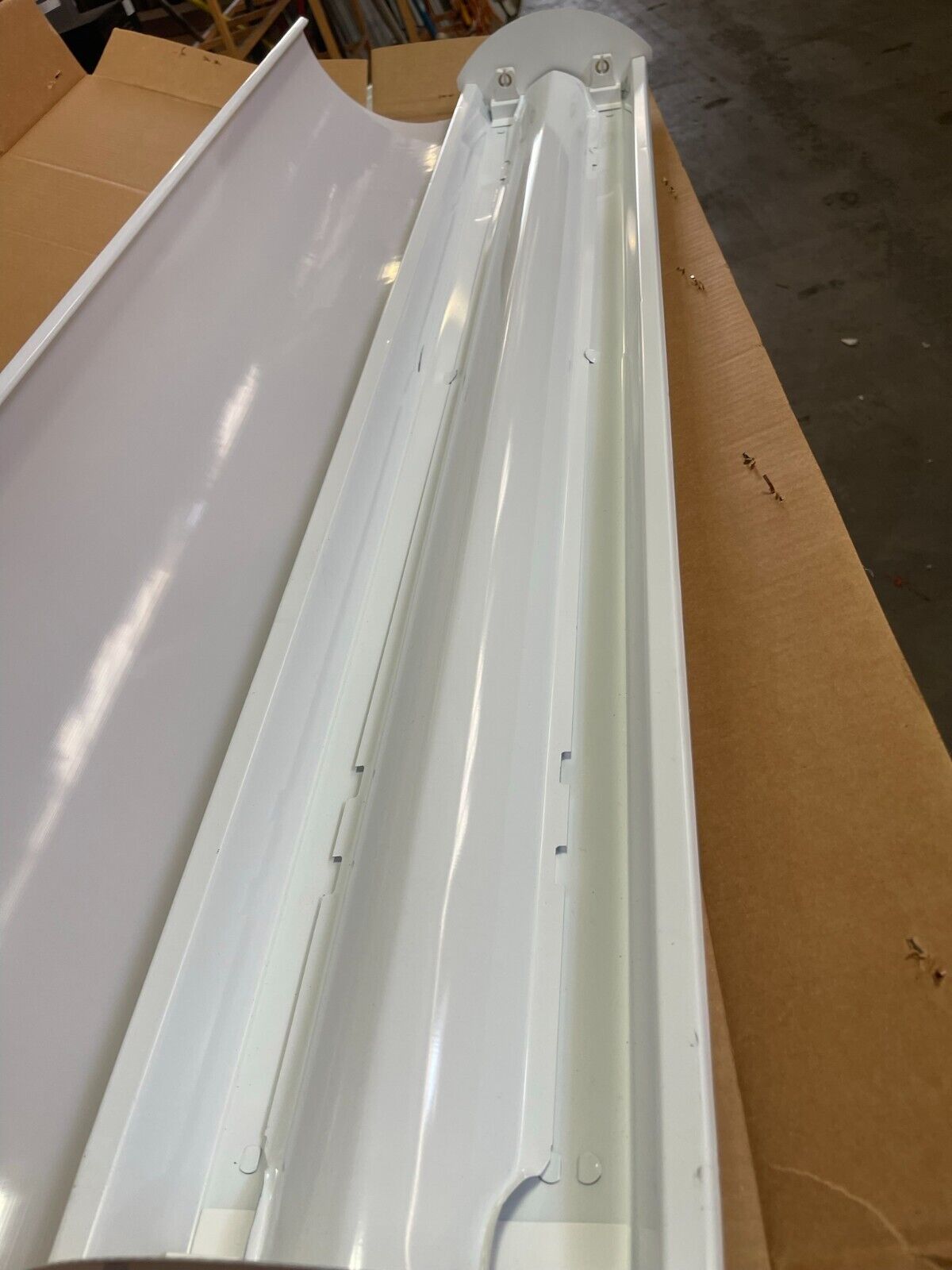 Ceiling Light Fixture with White Cover - Northside Material Brokers