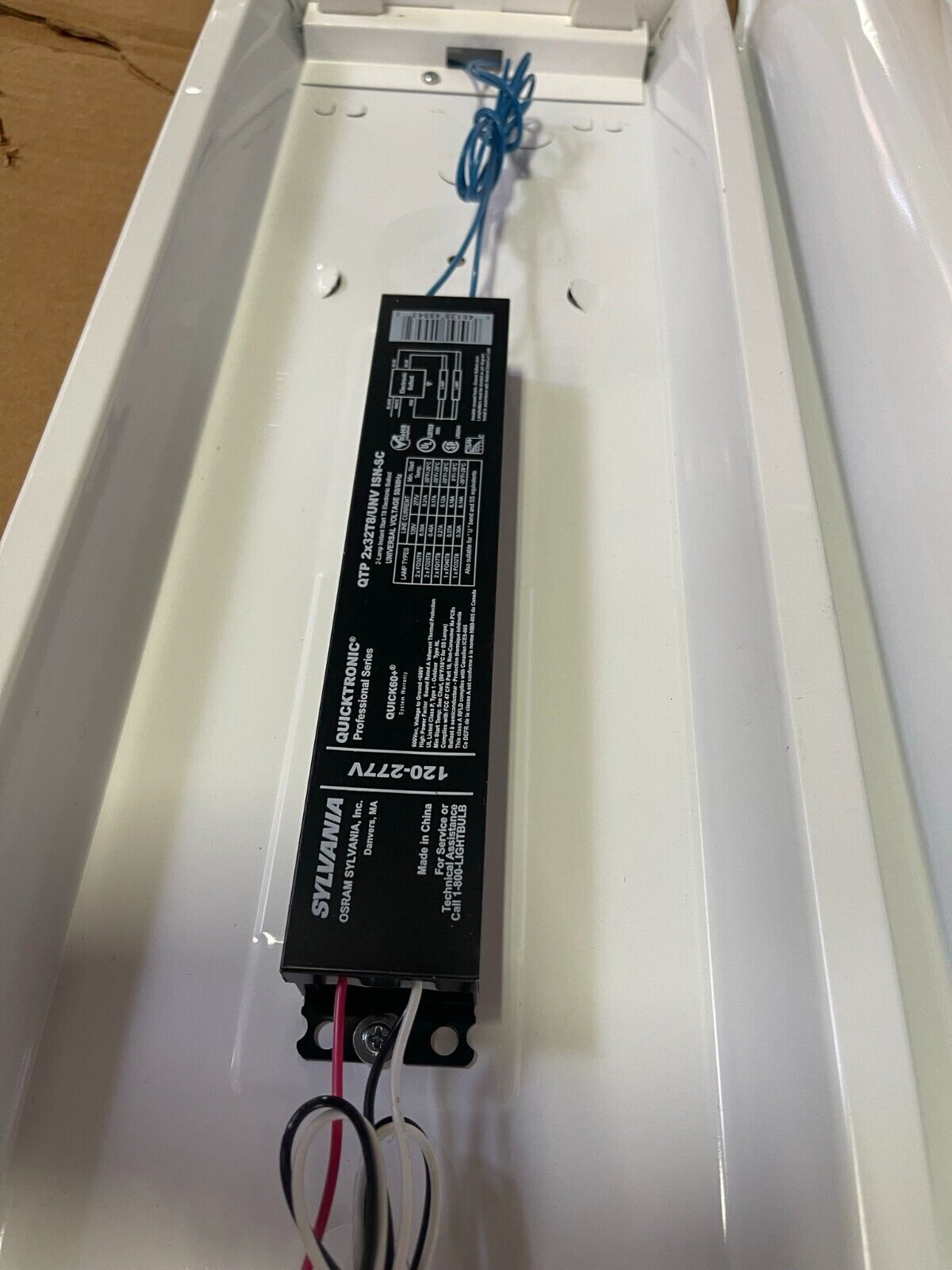 Ceiling Light Fixture with White Cover - Northside Material Brokers