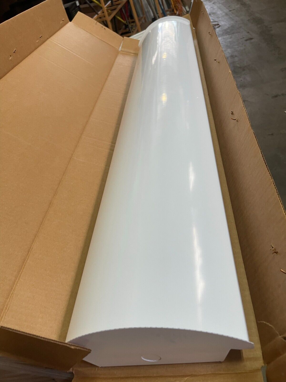 Ceiling Light Fixture with White Cover - Northside Material Brokers
