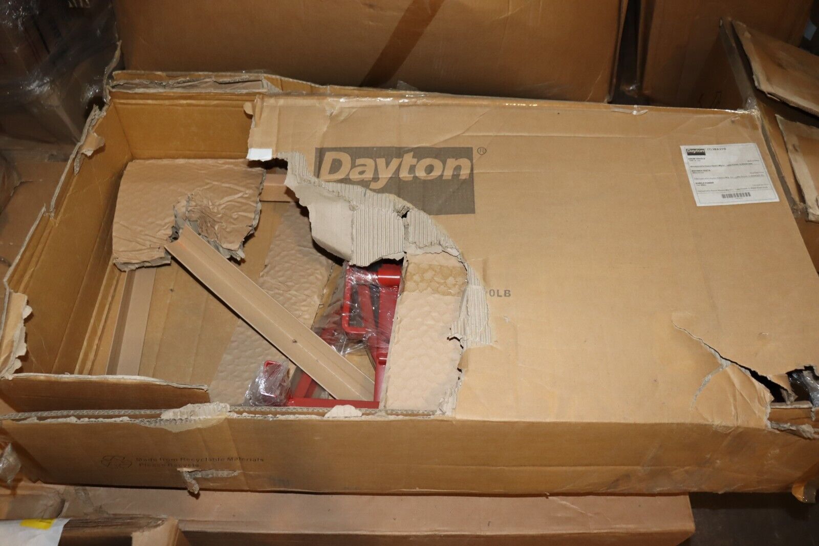 Drum Cradle 1000 lbs Capacity Dayton 3BA27G - Northside Material Brokers