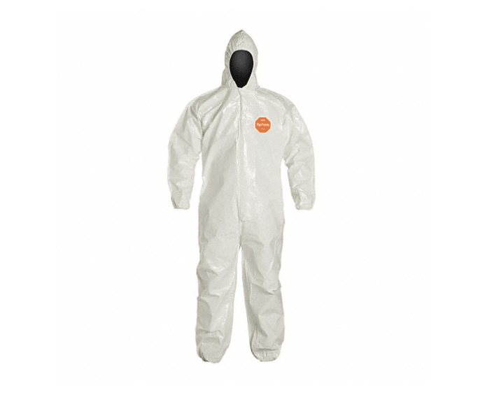 DUPONT Hooded Chemical Resistant Coveralls 2xl - Northside Material Brokers