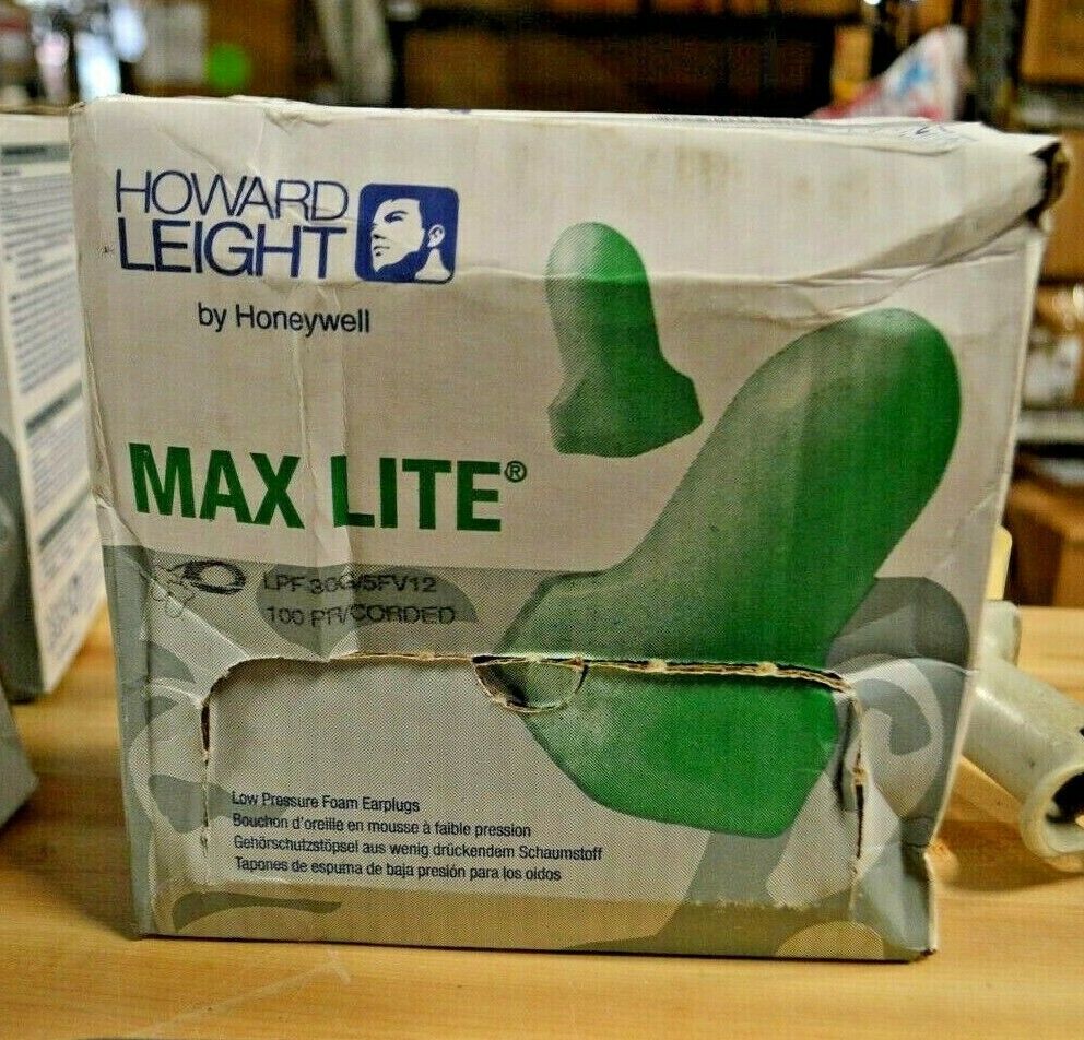 Ear Plugs Max LiteNRR 30 Corded 100 pairs per box - Northside Material Brokers