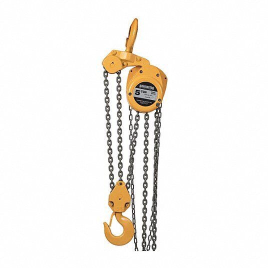 Harrington Manual Chain Hoist: 10,000 lb Load Capacity, CF4 CF050 - Northside Material Brokers