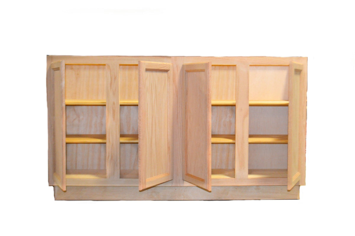 Island Cabinet in Unfinished Oak - Northside Material Brokers