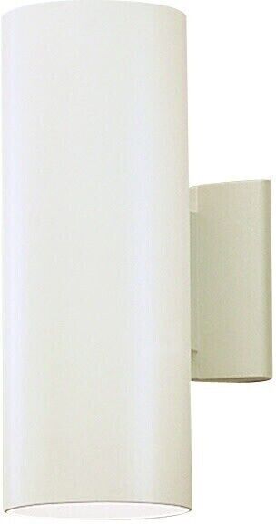 Kichler Outdoor Wall Sconce 9244 White 12 Inch - Northside Material Brokers