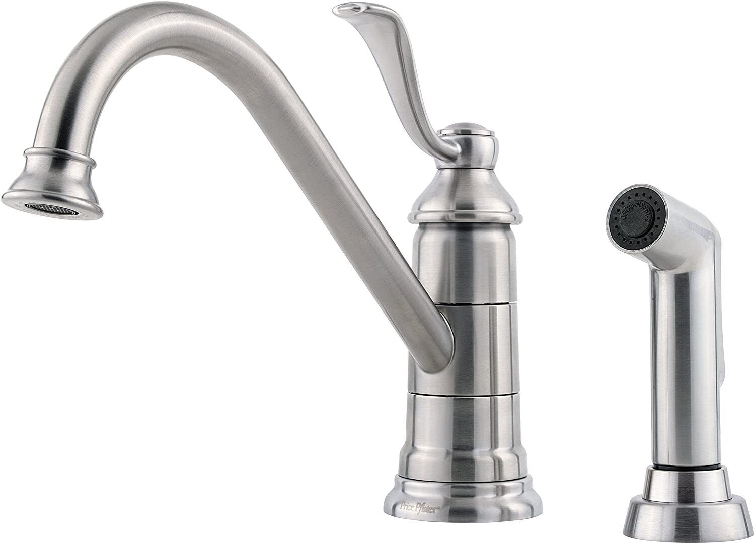 Kitchen Faucet Pfister LG344PS0 LG34-4-PSO 2 Hole Polished Satin - Northside Material Brokers