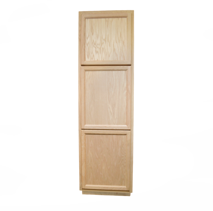 Kitchen Pantry Cabinet in Unfinished Oak - Northside Material Brokers