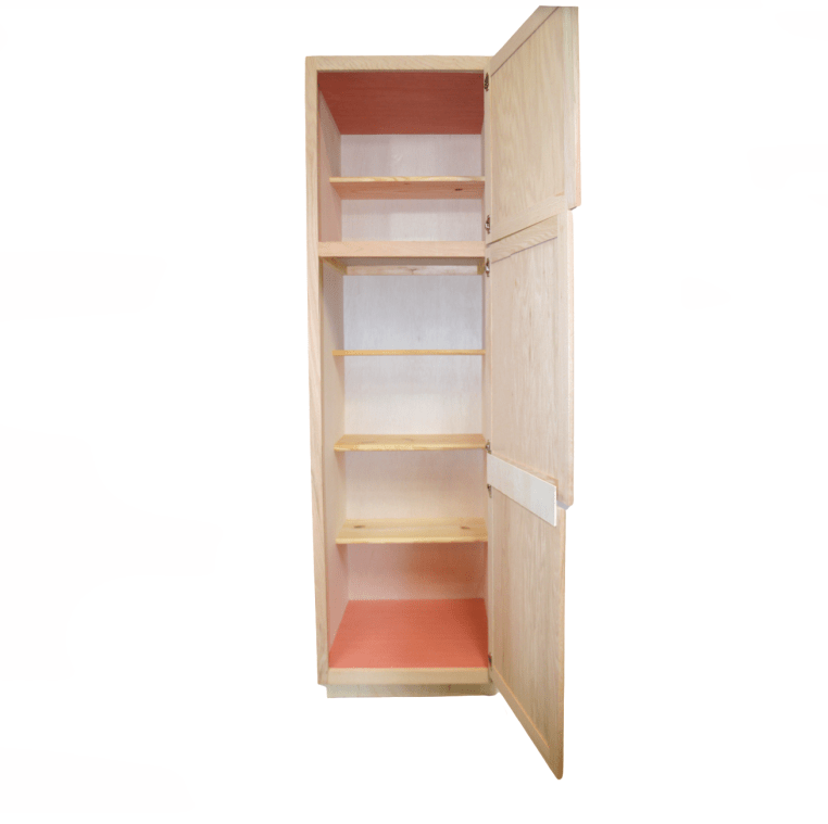 Kitchen Pantry Cabinet in Unfinished Oak - Northside Material Brokers