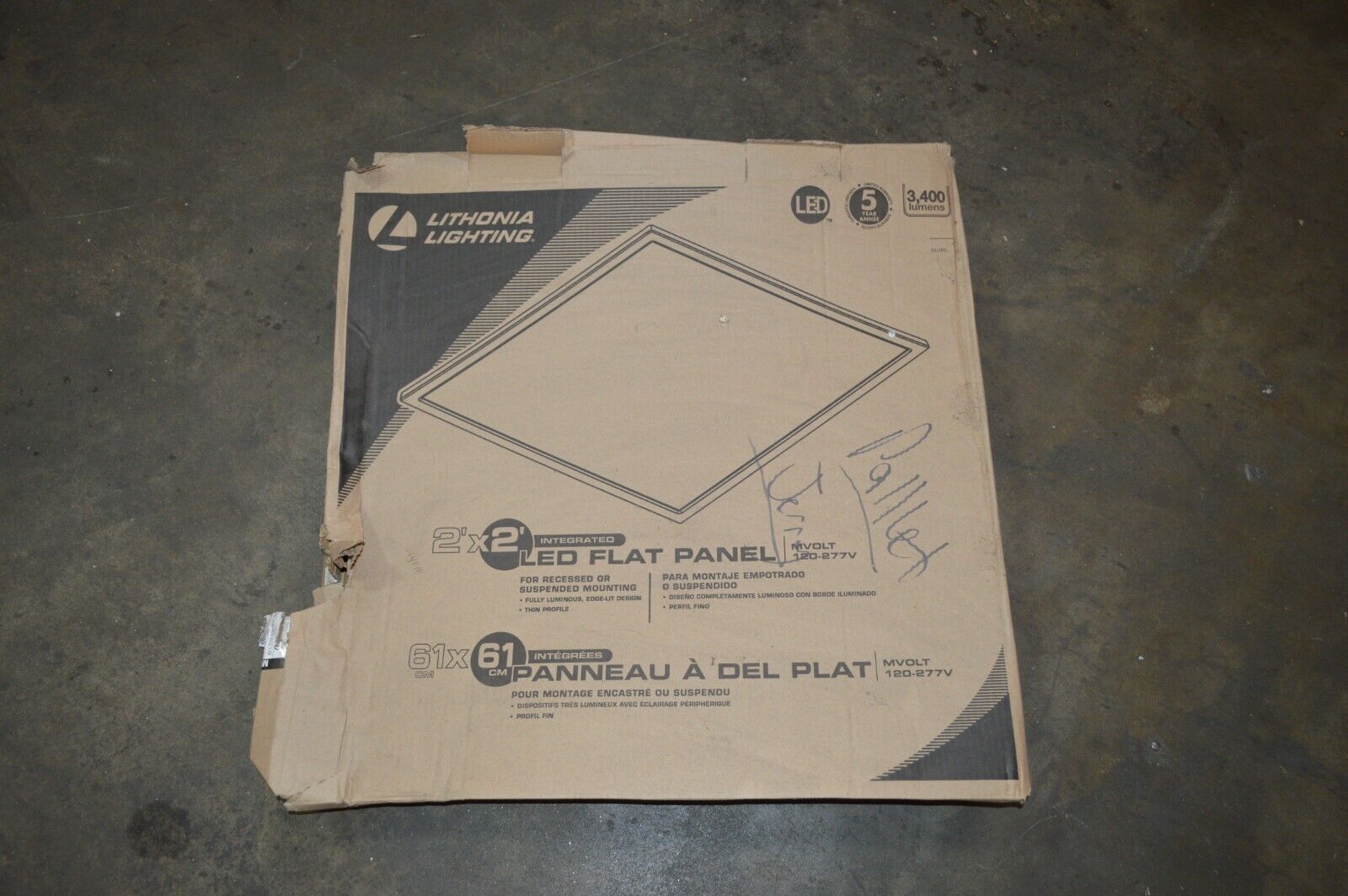 LED FLAT PANEL LITHONIA LIGHTING - Northside Material Brokers