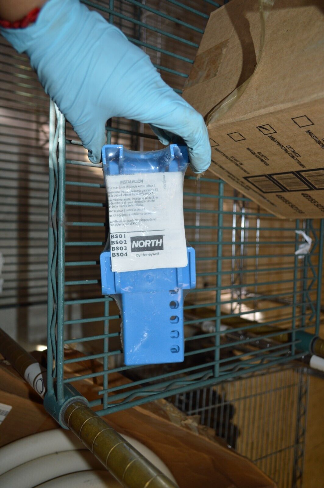 Lockout for Ball Valve Honeywell Polypropylene Blue - Northside Material Brokers