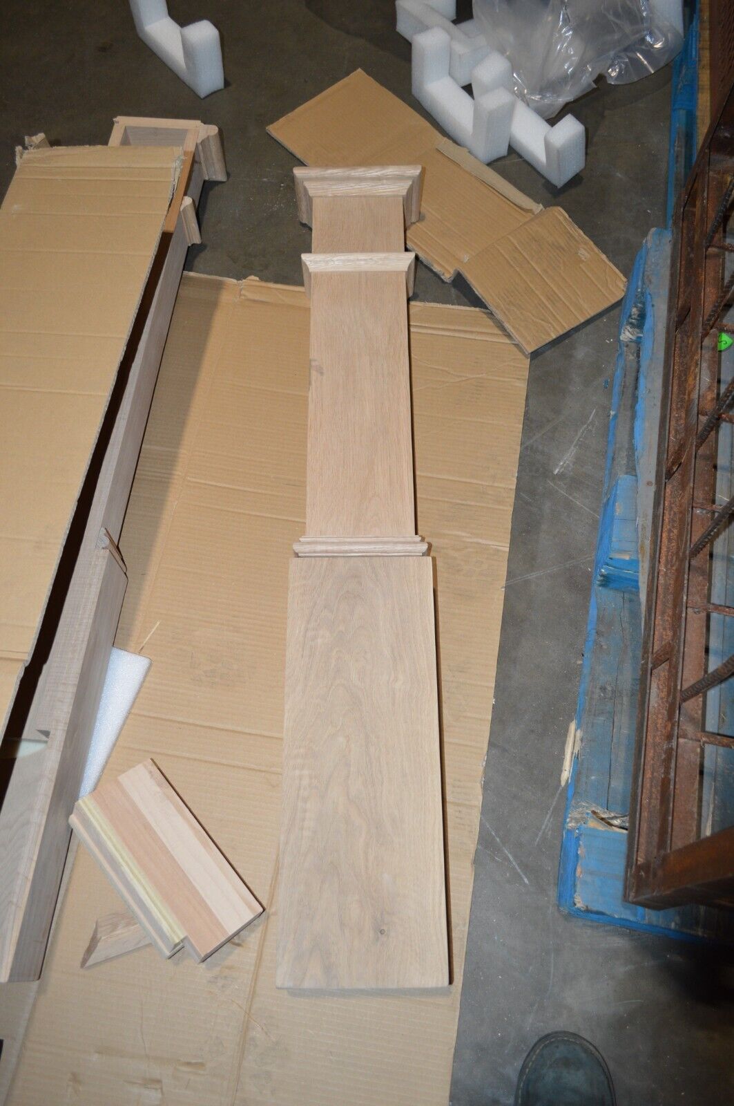 OAK BANISTER END CAPS / SPLIT POST / Termination Post - Northside Material Brokers