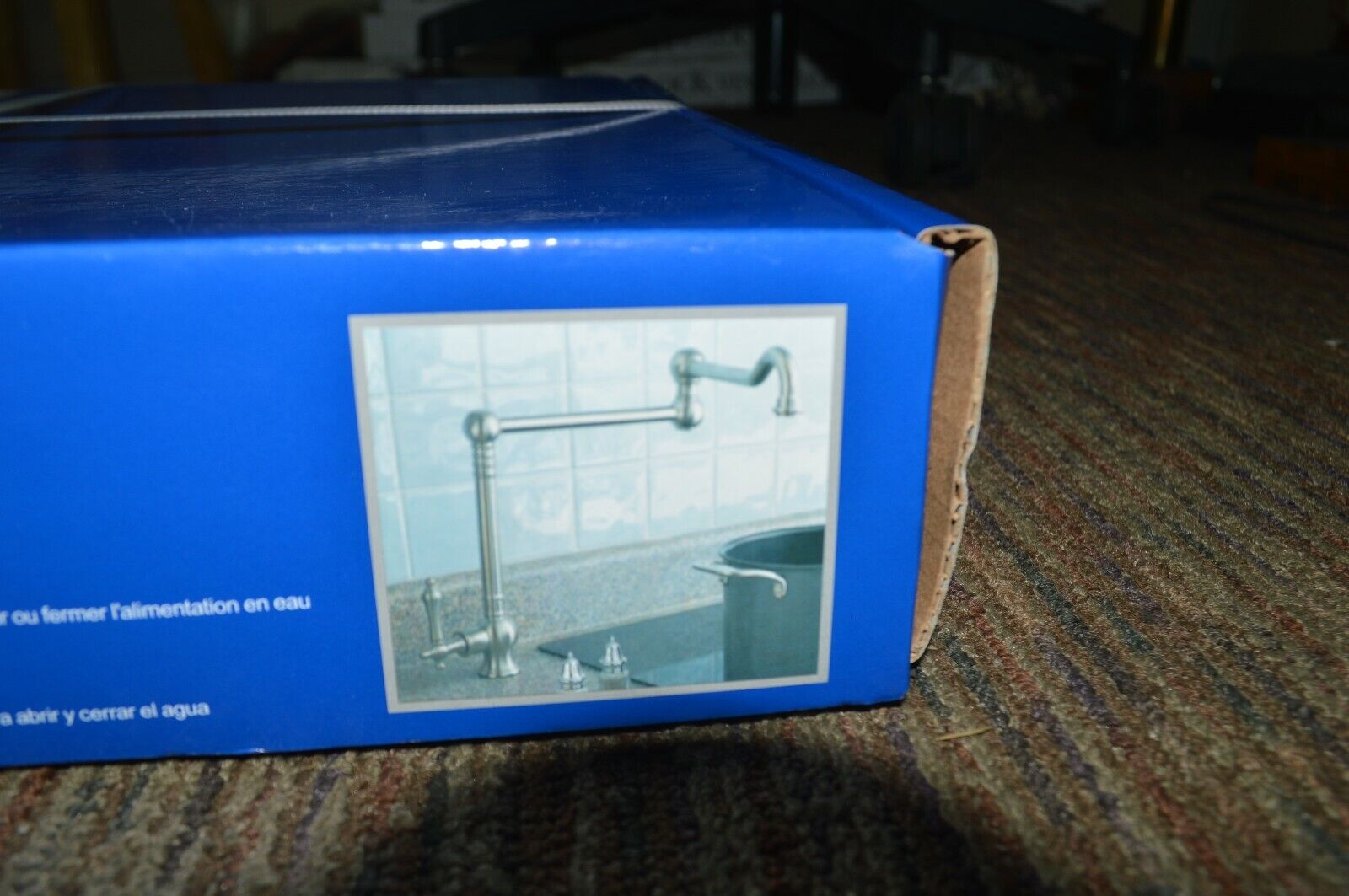 Pot Filler Deck Mount Satin Nickel Giagni DPF101-SS - Northside Material Brokers