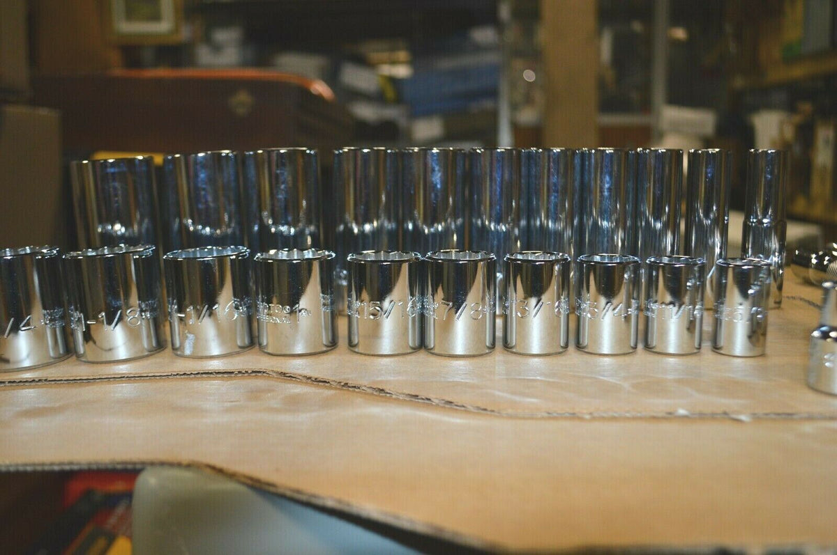 Proto SAE Socket Wrench Set, Chrome, Model J54126 - Northside Material Brokers