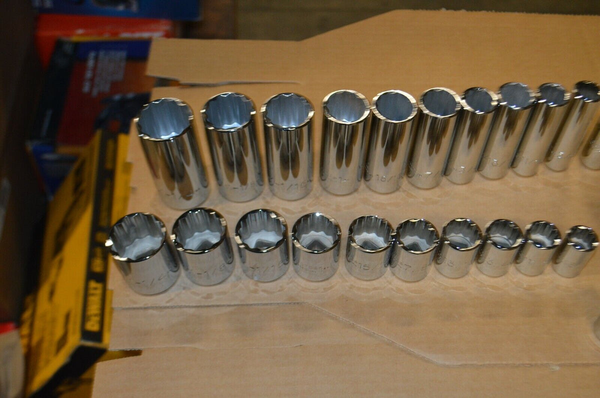 Proto SAE Socket Wrench Set, Chrome, Model J54126 - Northside Material Brokers